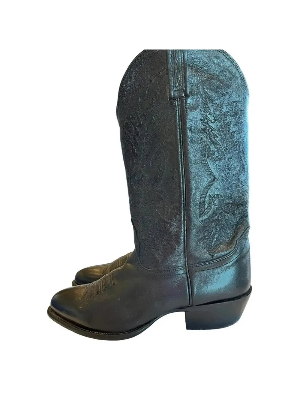 Nocona Men's Sz 9D Imperial Cowboy Western  Boot Black MB4.27